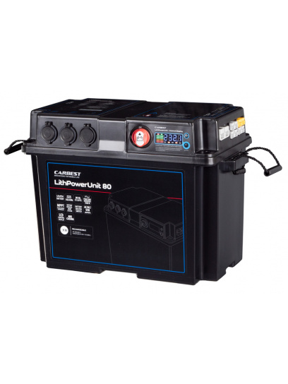 Przenośna stacja zasilania 1000 W 80 Ah - Carbest