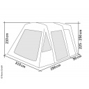 Przedsionek pneumatyczny TOUR BREEZE AIR L, wys. 250–280 cm – RTent