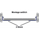 Prowadnice pełnego wysuwu 711 mm 227 kg - Carbest