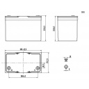 Akumulator LiFePO4 12 V 100 Ah - Carbest