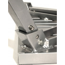 Składany stopień pojedynczy stalowy do kampera - Carbest