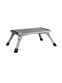 Składany stopień pojedynczy stalowy do kampera - Carbest