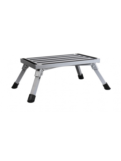 Składany stopień pojedynczy stalowy do kampera - Carbest