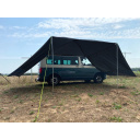 Zadaszenie przeciwsłoneczne Mauritius 300 x 300 cm, ciemnoszare – RTent