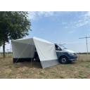 Zadaszenie przeciwsłoneczne Mauritius 300 x 300 cm, ciemnoszare – RTent