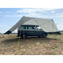 Zadaszenie przeciwsłoneczne Mauritius 300 x 300 cm, ciemnoszare – RTent