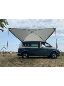 Zadaszenie przeciwsłoneczne Mauritius 300 x 300 cm, ciemnoszare – RTent