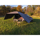 Zadaszenie przeciwsłoneczne Mauritius 300 x 300 cm, jasnoszare – RTent