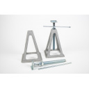 Aluminiowe podpory stabilizujące 28-43 cm (2 szt.) - Carbest