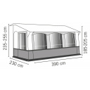 Markiza caravanowa Casa Royal S 390, szara – RTent