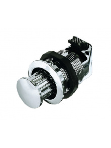 Zamek meblowy przycisk obrotowy Push-Lock chrom