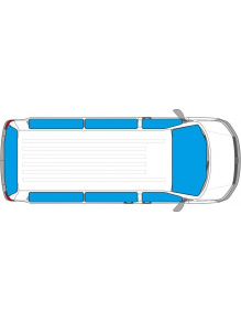 Maty termiczne Isoflex Ford Tourneo Custom 2012-2022 długi rozstaw osi - Carbest