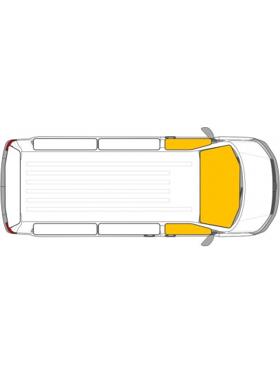Maty termiczne wewnętrzne Isoflex Ford Transit 2000-2006 przód - Carbest