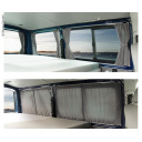 Zestaw zasłon zaciemniających Renault Trafic krótki rozstaw osi beż/czarny - Carbest