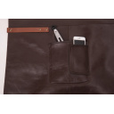 Fartuch grillowy skórzany brązowy - Holiday Travel