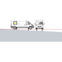 Podnośnik podpora samochodowa Autolift max 5 ton 4 szt. - Carbest