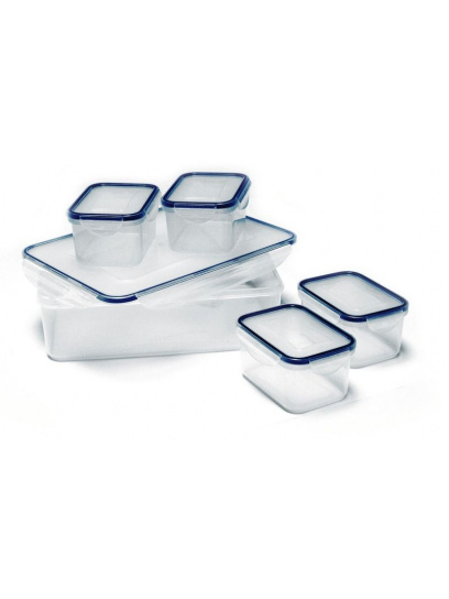 Zestaw pojemników do przechowywania z pokrywką 5 szt. - Camp4