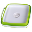 Składana miska do mycia naczyń 31,5x30xh20 cm zielono/biała - Camp4