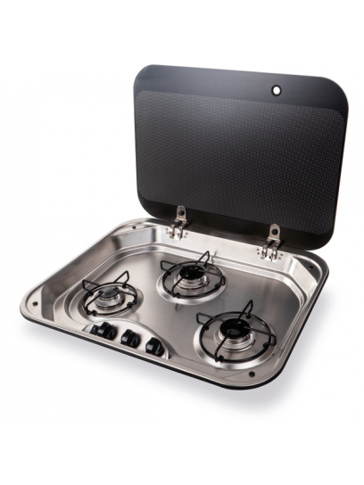 Wpuszczana kuchenka gazowa 3-palnikowa - Carbest