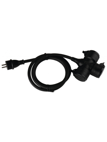 Rozdzielacz Schuko z przewodem 1,5 m - Carbest