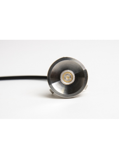 Reflektor LED mini wpuszczany stal nierdzewna 1 W - Carbest