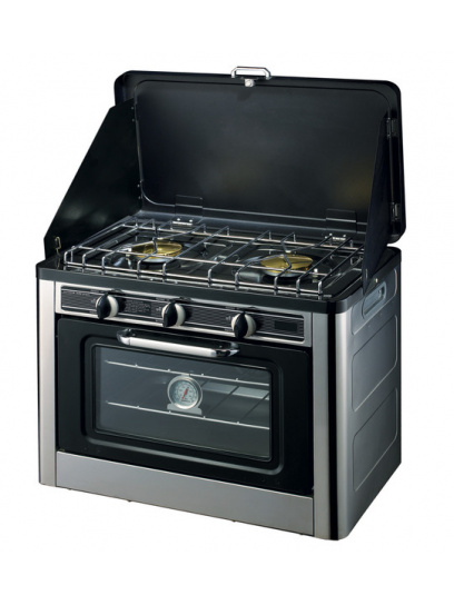 Przenośna kuchenka gazowa z piekarnikiem 50 mbar - Carbest