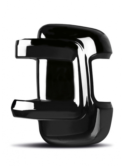 Osłona lusterek Fiat Ducato długa czarna - Carbest