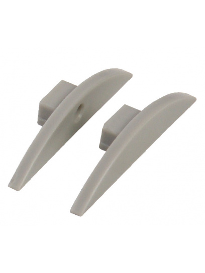 Końcówki do profilu LED półokrągłego (2 szt.) - Carbest