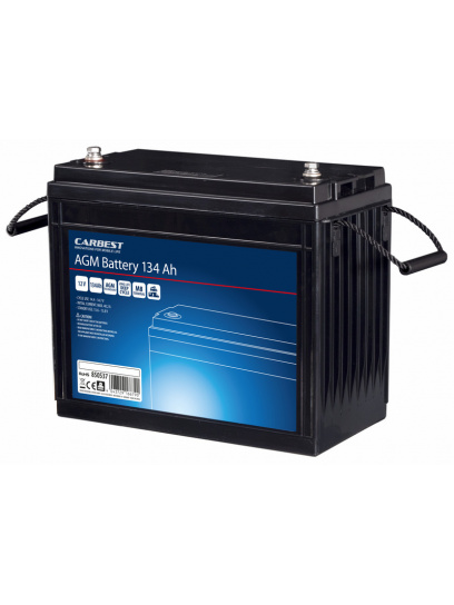 Akumulator AGM deep-cycle 134 Ah serwisowy - Carbest