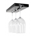 Uchwyt na kieliszki do zabudowy kuchennej czarny - Camp4