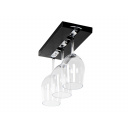 Uchwyt na kieliszki do zabudowy kuchennej czarny - Camp4