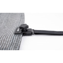 Klamry przeciwłopotowe do markiz i plandek 2 szt., czarne – RTent