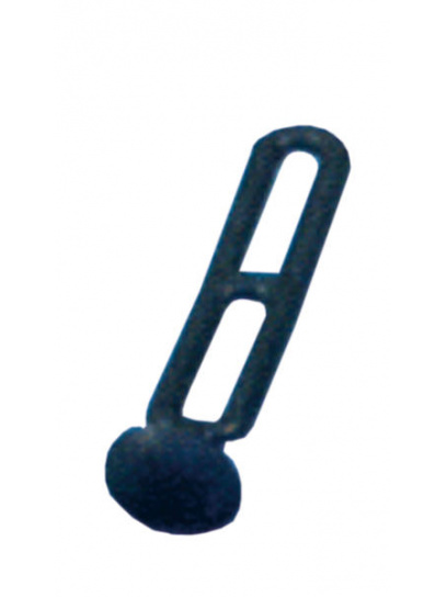 Gumy napinające z główką nitową 5 szt., czarne – RTent