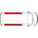 Zestaw mat termoizolacyjnych VW T7 SWB (4 szt.) - Carbest