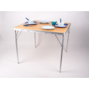 Stół składany bambusowy 90×90×70 - Camp4