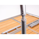 Stół składany bambusowy 90×90×70 - Camp4