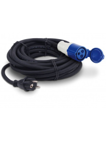 Przedłużacz, adapter Adaptor CEE/Schuko 40 cm (3x2,5 mm2) - Carbest