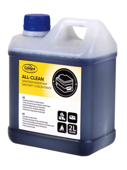 Płyn koncentrat do toalet przenośnych 2w1 All-Clean 2 l - Camp4