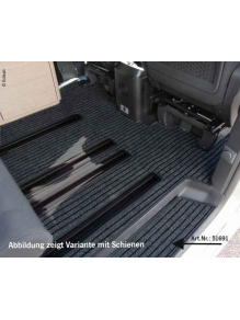 Dywan do strefy mieszkalnej Citroen Campster bez szyn antracyt - Carbest