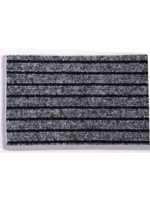 Dywan do bagażnika z szynami szary - Carbest