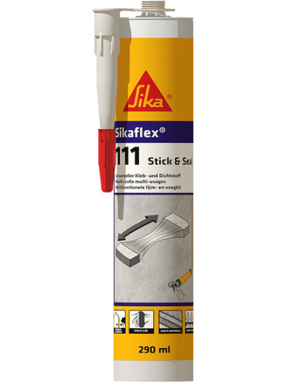 Klej-uszczelniacz Sikaflex 111 Stick&Seal 300 ml, biały – Sika