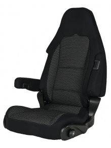 Fotel pilota S10.1 pasażera Tavoc czarno-szary – Sportscraft