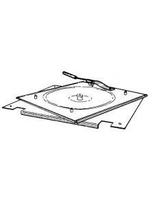 Konsola obrotowa fotela stalowa czarna – Sportscraft