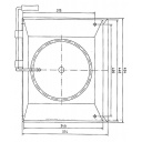 Konsola obrotowa fotela stalowa czarna – Sportscraft