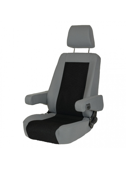 Fotel pilotowy S8.1 Tavoc 2 do kampera czarny/szary – Sportscraft
