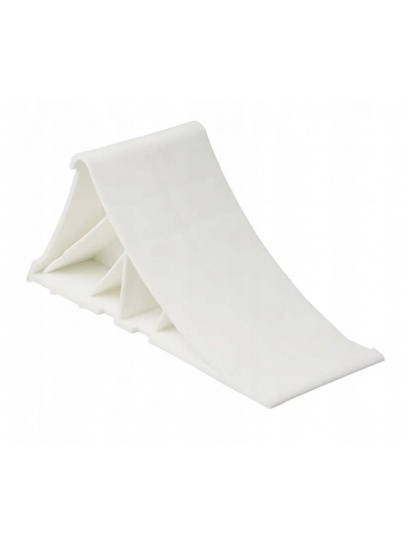 Klin zabezpieczający pod koło max 800 kg biały