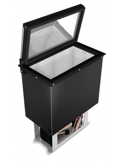 Lodówka kompresorowa top-loading kompaktowa szara - Vitrifrigo