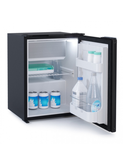 Lodówka kompresorowa do zabudowy duża srebrna - Vitrifrigo