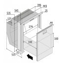 Lodówka szufladowa DW51 OCX2 51 l stal nierdzewna - Vitrifrigo