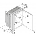 Lodówka szufladowa DP150 150 l stal nierdzewna - Vitrifrigo